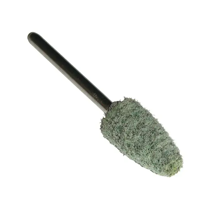GRIER ABRASIVES B52-N2-17236 B Point Shape 1/8" Shank Aluminum Oxide Vitrified Mounted Stone Wheel - B Point Shape Today Only