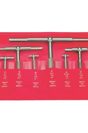 Authentic STARRETT S579HZ 5/16" - 6" Range, 6 No. of Pieces Telescoping Hole Gage