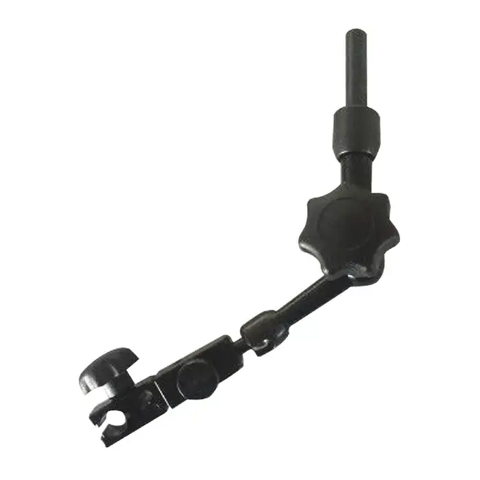 Weekend Sale ELITE PRECISION EMB1022 Holds 6mm, 8mm, 3/8" & dovetail, 5.12" Top Arm Length, 4.33" Bottom Arm Length Machine Mountable Indicator Holder