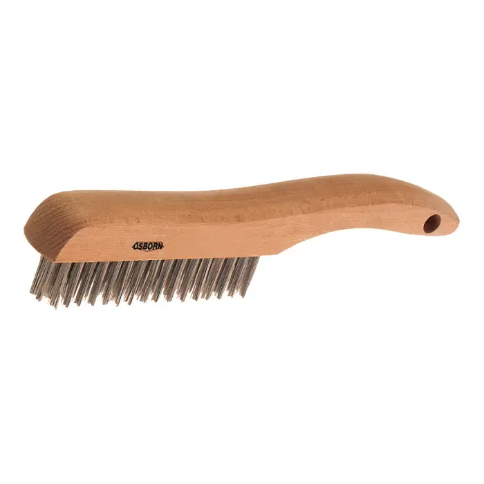 New Release OSBORN 83008 1-7/64" Width Wire Scratch Brush - Stainless Wire, 10" Overall Length