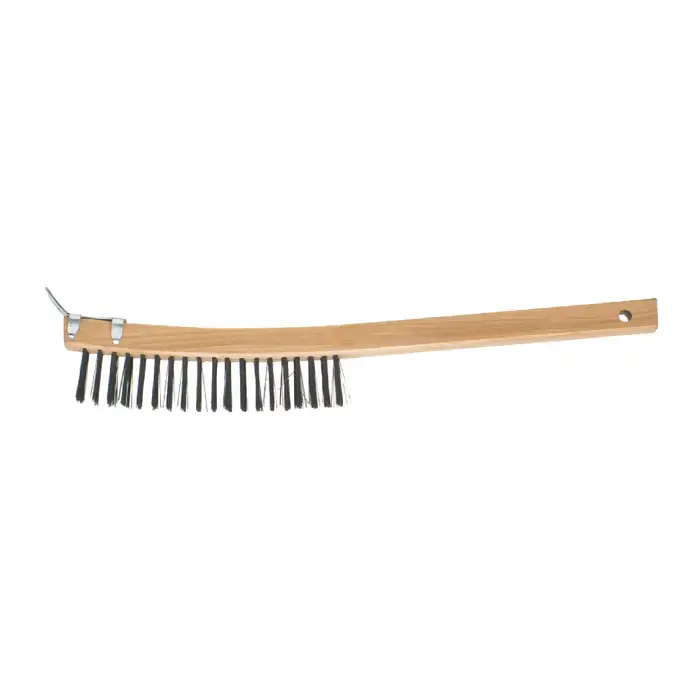PFERD 85003 5/8" Width Carbon Steel Straight Wire, Curved Handle Brush - 13-3/4" Overall Length Trusted Brand