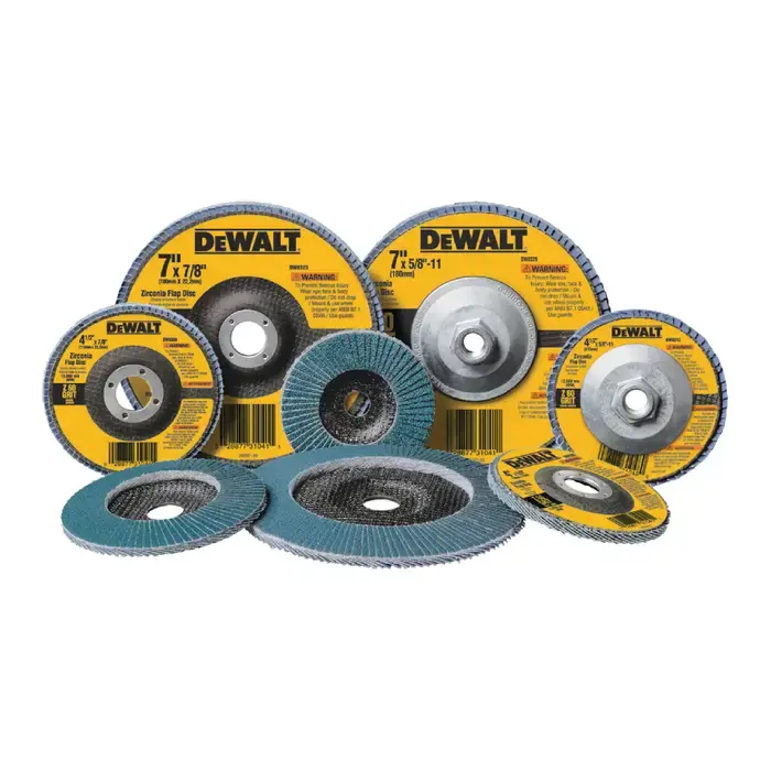 Buy Today DEWALT DW8371 40 Grit 7" Diameter Abrasive Flap Disc - Type 27, 7/8" Arbor Hole Diameter
