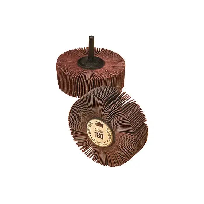 Seasonal Sale 3M 7010327311 120 Grit Aluminum Oxide 2-1/2" Diameter Shank Type Abrasive Flap Wheel