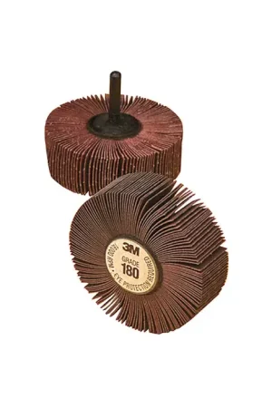 3M 51144969296 40 Grit Aluminum Oxide 6" Diameter Hole Type Abrasive Flap Wheel Professional Grade