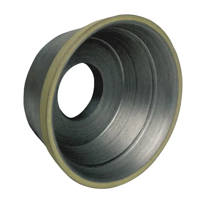 TTC PRODUCTION USA MADE 53-810-830 3-3/4" Diamond Sharpening Flaring Cup Wheel - 11V9 Wheel Type, 1-1/4" Hole Diameter, Medium Grade Authentic