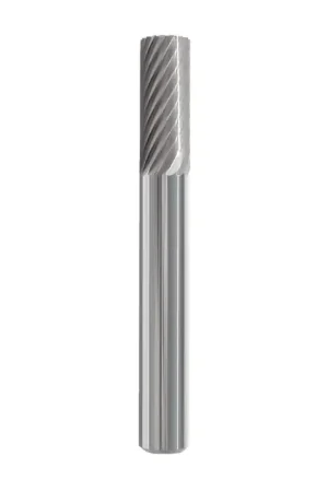 TTC PRODUCTION USA MADE 20-001-185 3/4" Carbide Rotary Bur - Cylindrical-Flat End (Not End Cut), Straight Shank, Best for Steel Best Price
