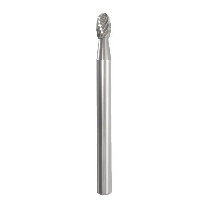 TTC PRODUCTION USA MADE 20-005-161 5/8" Carbide Rotary Bur - Oval, Straight Shank, Best for Steel Bargain