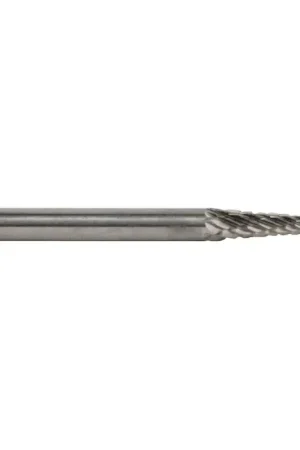 TTC PRODUCTION USA MADE U-4D 1/8" Carbide Rotary Bur - Taper-14° Included Angle, Straight Shank, Best for Steel Deal