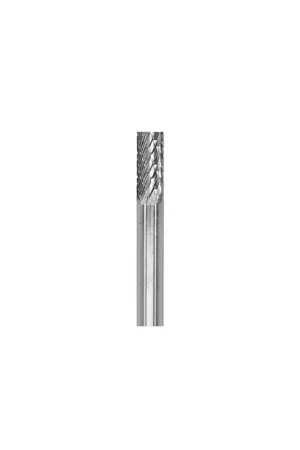 Crafted GROBET 32.55320SY 7/16" Carbide Rotary Bur - Cylindrical-Flat End (Not End Cut), Straight Shank, Best for Steel