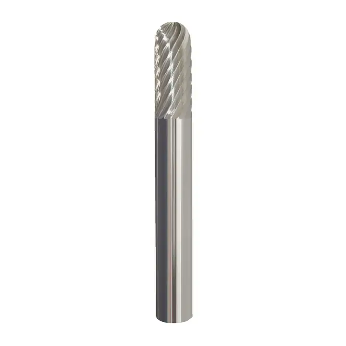 Factory Price M.A. FORD 42750020 3/4" Carbide Rotary Bur - Cylindrical-Radius End, Straight Shank, Best for Steel
