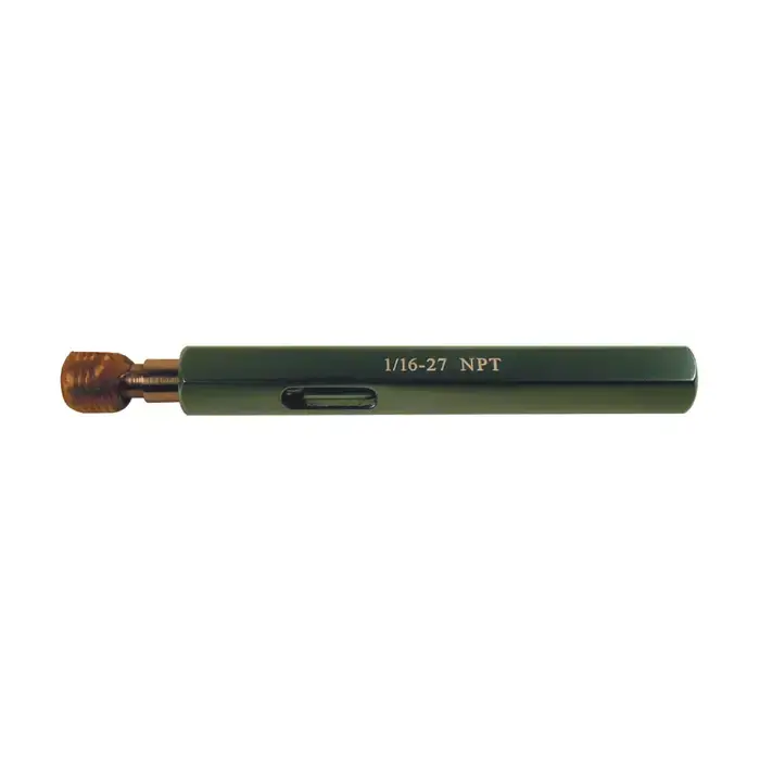 Time-Limited VERMONT GAGE 401107020 NPT Pipe Thread Plug Gage With Handle Type, NPT Style, X Class Threaded Plug Gage