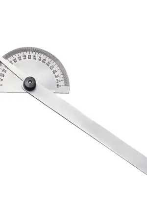 Secure Checkout PEC 5180 Semi-Circle Shape, 6" Length Protractor