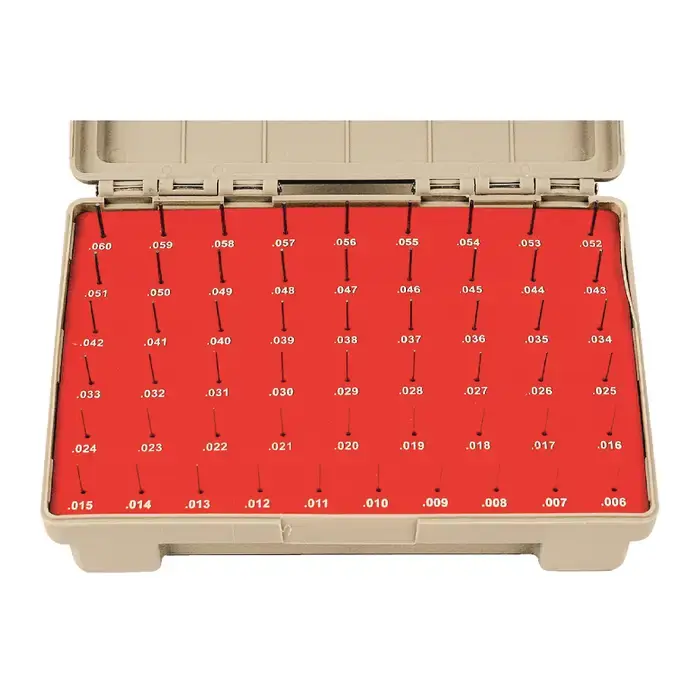 VERMONT GAGE 101100700 .6260" thru .7500" Range, Plus Tolerance Type, ZZ Class, 125 Piece Pin Gage Set Express Delivery
