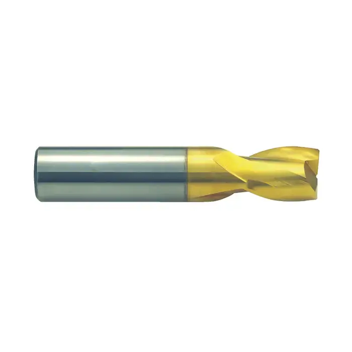 T&O 20-104-120 1/2" Size, 5/8" LOC, 2 Flute, TiN Solid Carbide Square End Mill Secure Checkout