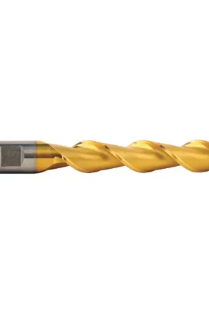 Special Discount WELDON 57133 1-3/4" Size, 4" LOC, 2 Flute, TiN High Speed Steel Square End Mill