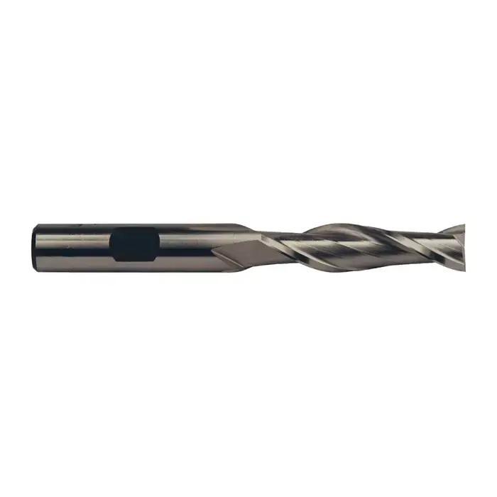TTC PRODUCTION HP 08-036-100 5/8" Size, 1-3/8" LOC, 2 Flute, Bright High Speed Steel Square End Mill Last Chance