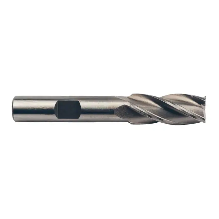 TTC 08-015-417 7/16" Size, 1" LOC, 4 Flute, Bright High Speed Steel Square End Mill Reduced Price