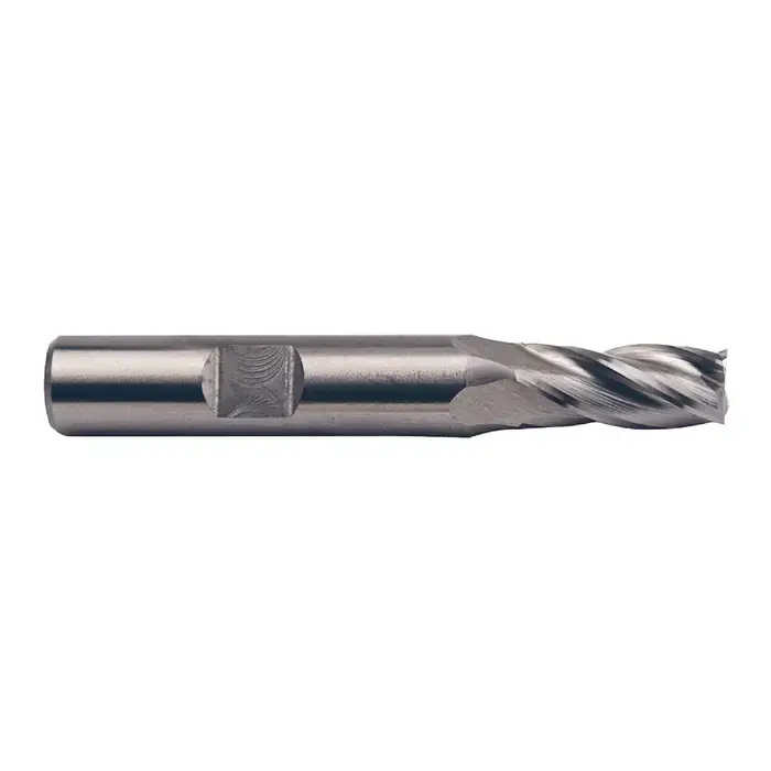 Super Sale RUSHMORE USA 100355 13/16" Size, 1-7/8" LOC, 4 Flute, Bright High Speed Steel Square End Mill