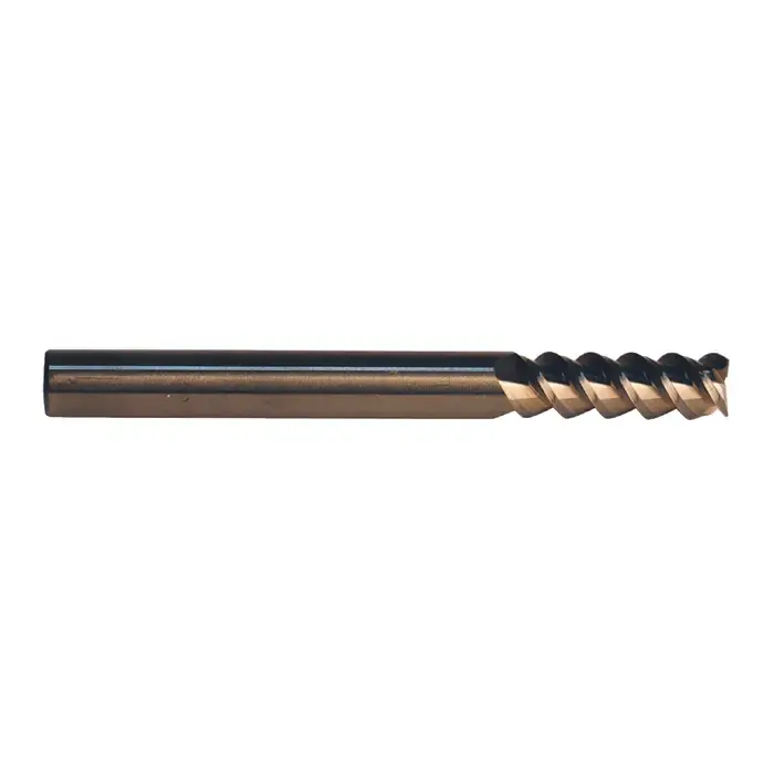 Budget RUSHMORE USA 105620 3/8" Size, 1" LOC, 3 Flute, Bright Solid Carbide Square End Mill