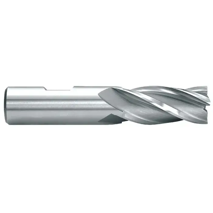 Time-Limited TTC PRODUCTION HP 08-005-220 5/8" Size, 1-5/8" LOC, 4 Flute, Bright High Speed Steel Square End Mill