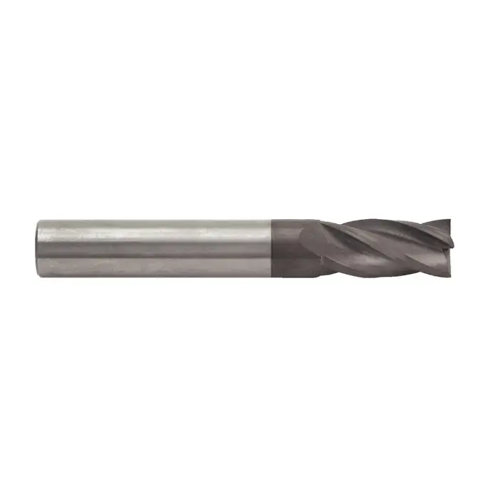 Shop Now RUSHMORE USA 102861 8.00mm Size, 19.00mm LOC, 4 Flute, TiAlN Solid Carbide Square End Mill