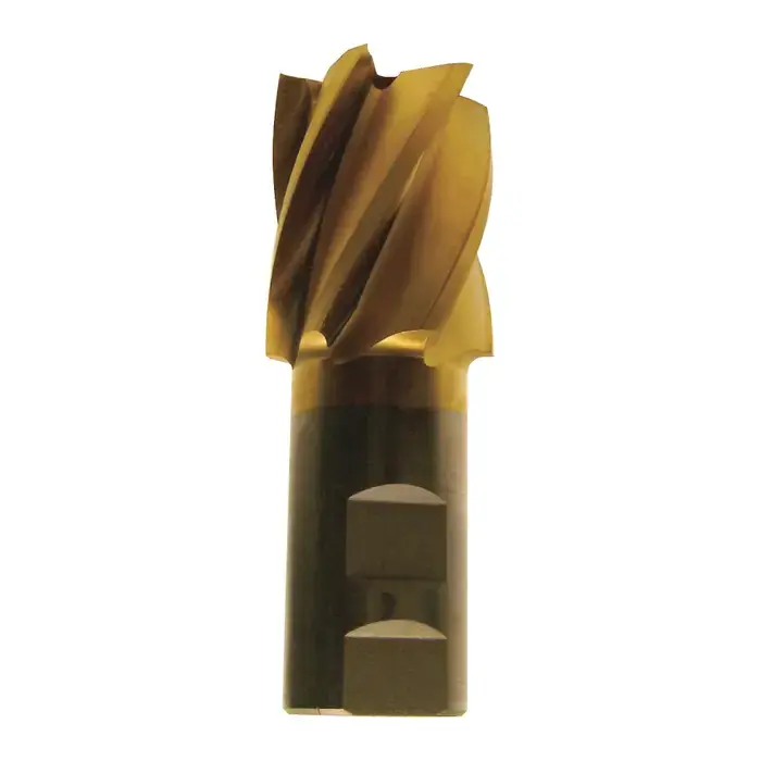WELDON 41959 1-7/8" Size, 6" LOC, 6 Flute, TiN High Speed Steel Square End Mill Brand New