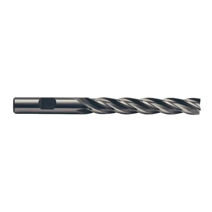 Price Drop TTC PRODUCTION HP 08-017-080 1/2" Size, 3" LOC, 4 Flute, Bright High Speed Steel Square End Mill