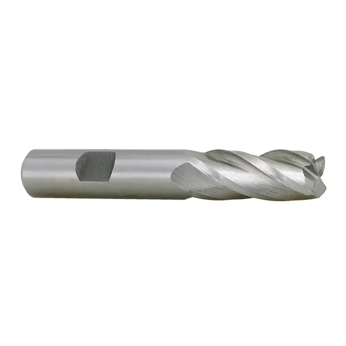 RUSHMORE USA 100704 3/4" Size, 1-5/8" LOC, .060" Radius, 4 Flute, M42 8% Cobalt Corner Radius End Mill Premium
