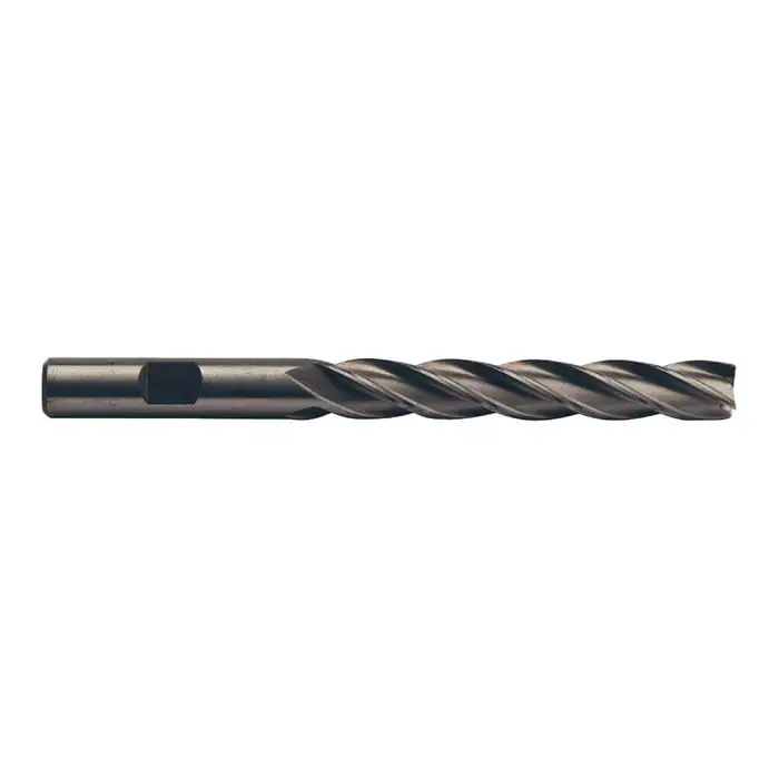 Low Price TTC 08-371-340 5/8" Size, 4" LOC, 4 Flute, Bright High Speed Steel Square End Mill