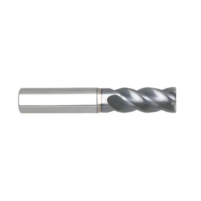 NIAGARA N09507 7/16" Size, 7/8" LOC, .020" Radius, 4 Flute, Solid Carbide Corner Radius End Mill Crafted