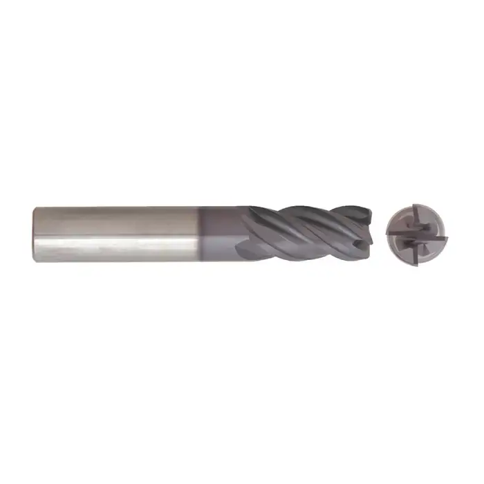 Mega Sale NIAGARA N57468 3/8" Size, 7/8" LOC, .020" Radius, 4 Flute, Solid Carbide Corner Radius End Mill