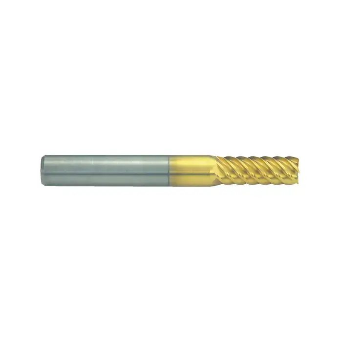 M.A. FORD 11386620T 22.00mm Size, 40.00mm LOC, 6 Flute, TiN Solid Carbide Square End Mill Best Seller