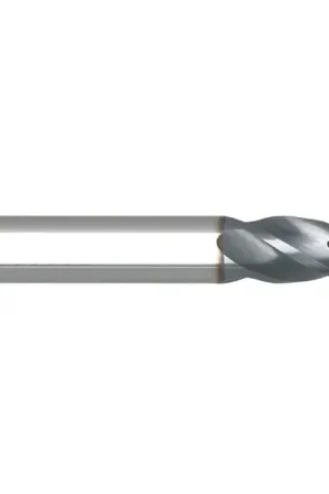 Best Choice NIAGARA N09585 8.00mm Size, 24.00mm LOC, .50mm Radius, 4 Flute, Solid Carbide Corner Radius End Mill
