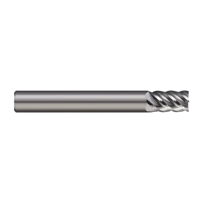 MICRO 100 ASM-250-5 1/4" Size, 1/2" LOC, 5 Flute, Bright Solid Carbide Square End Mill Special Discount