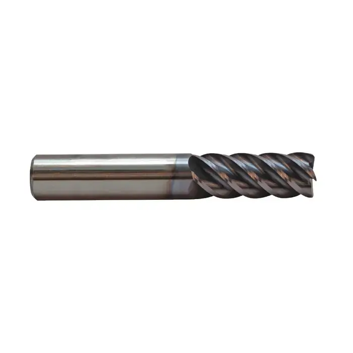 M.A. FORD 17710002AW 1" Size, 1" LOC, .015" Radius, 4 Flute, Solid Carbide Corner Radius End Mill Affordable