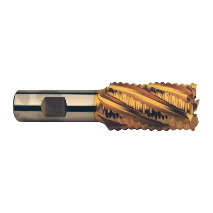 Fresh Stock TTC PRODUCTION HP 08-203-261 1-3/4" Size, Coarse Pitch, 2" LOC, 6 Flute, M42 8% Cobalt Roughing End Mill