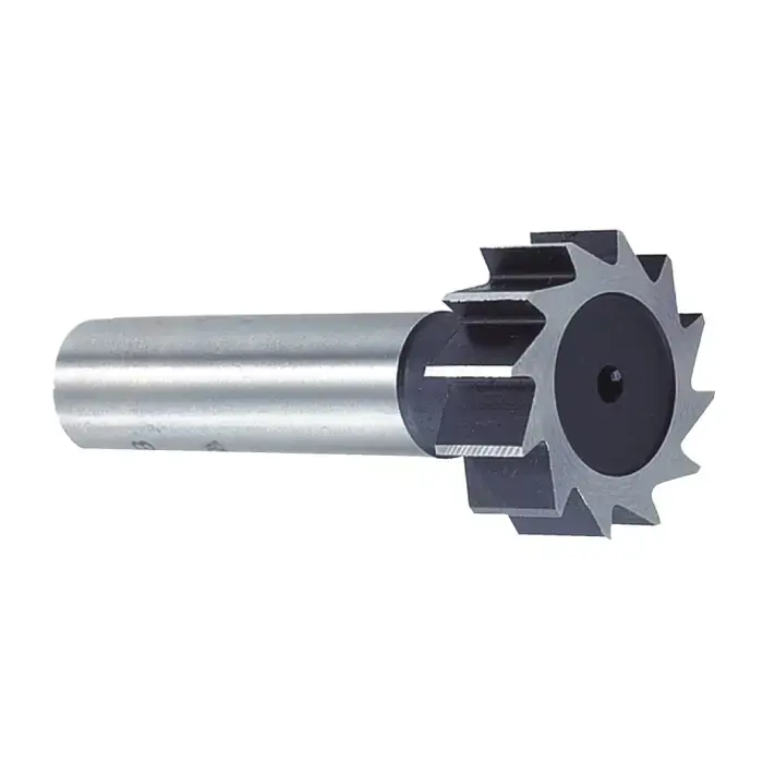 Hot Deal TTC PRODUCTION 10-087-008 7/8" Dia., 807 ANSI, 1/4" Face Width, High Speed Steel, 12 Teeth Woodruff Keyseat Cutter
