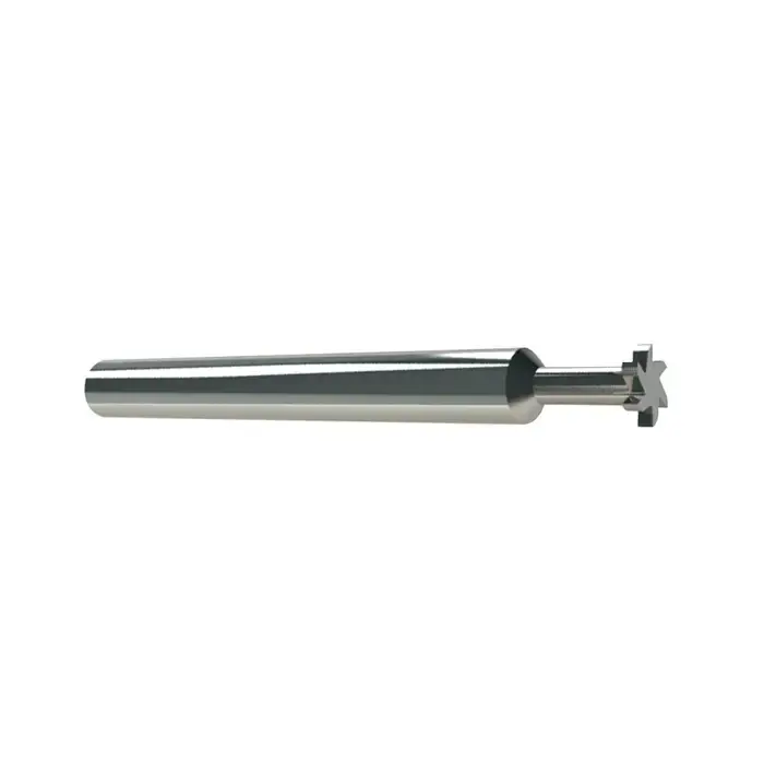MICRO 100 KC-250-375-025 1/4" Dia., None ANSI, .025" Face Width, Solid Carbide, 6 Teeth Woodruff Keyseat Cutter Genuine