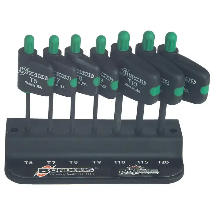 Today Only BONDHUS 34445 Inch/Metric Measurement Type, TF6 - TF20 Size, 37mm Blade Length Flag Style Torx Key