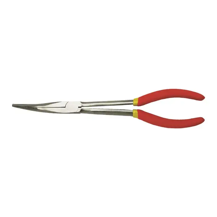 Sale TTC ELB321 Serrated Jaw Type, 45° Nose Angle, 11" Overall Length Curved Nose Pliers