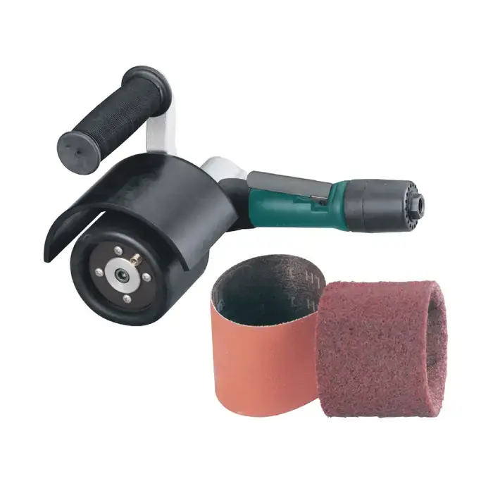 Fresh Stock DYNABRADE 13310 0.4 Horsepower, 3" x 10-11/16" Belt Size, 3,200 RPM Speed Pneumatic Belt Sander