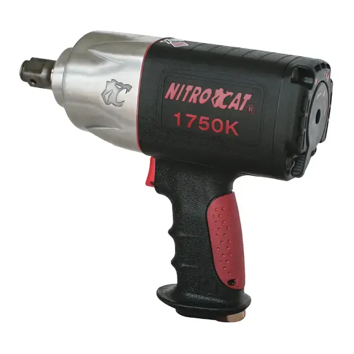Crafted AIRCAT 1750-K 3/4" Drive Size, 1,300 ft./lbs. Torque Ft_Lbs., 4,500 RPM No-Load Speed Pneumatic Impact Wrench