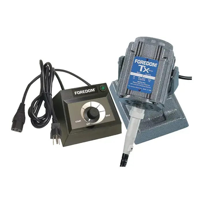 Same Day Shipping FOREDOM M.TXB-EMX 1/3 HP Motor Hp, — Capacity, 500-15,000 RPM No-Load Speed Flexible Shaft Machine Grinder