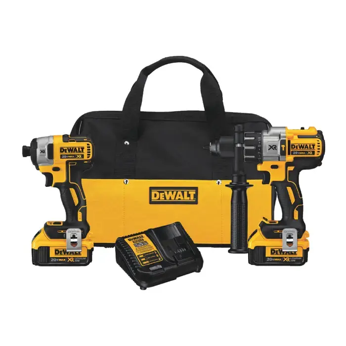 Genuine DEWALT DCK299M2 1/4" Chuck Size, 3,250 RPM No-Load Speed, 20V Voltage Impact Driver