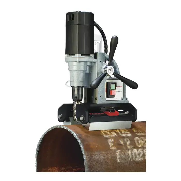 Order Now EUROBOOR ECO.TUBE.30 1-3/16" Hole Capacity, 3/4" Shank Cutter Mount, 775 RPM Magnetic Drill Press
