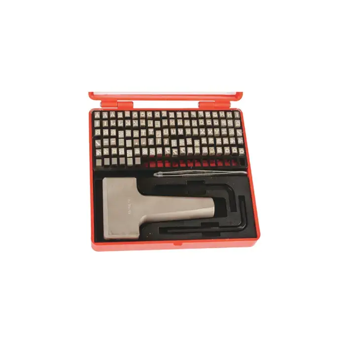 PRYOR TPFH010 1/25" Character Size, 12 Type Holder Capacity, 119 No. of Pieces Steel Type Set Top Rated
