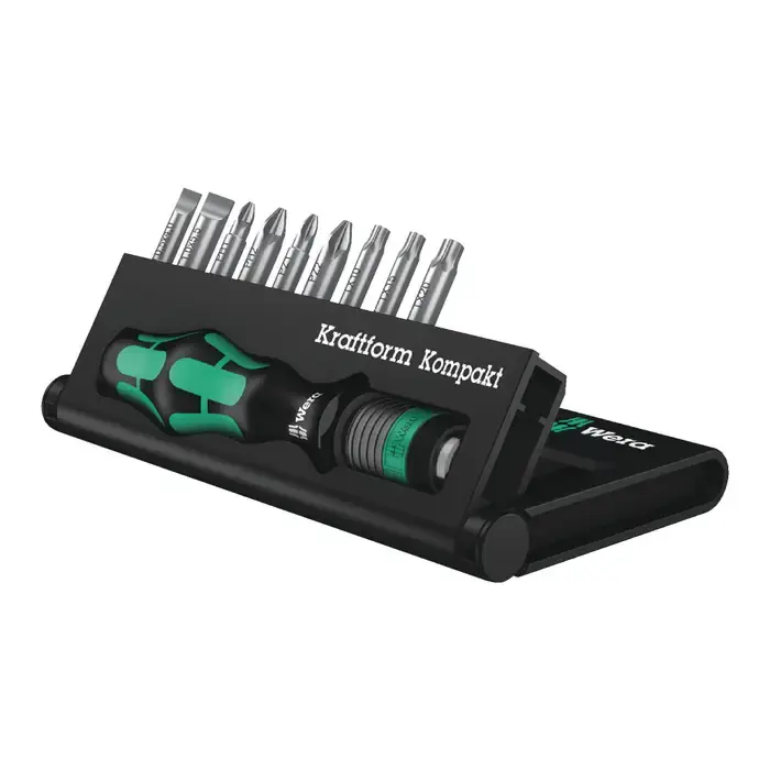 WERA 05056653001 Bit Holding Screwdriver Set Type, Slotted, Phillips, Torx, PosiDriv Tip Types Included, 10 No. of Pieces in Set Interchangeable Tip Style Screwdriver Best Price