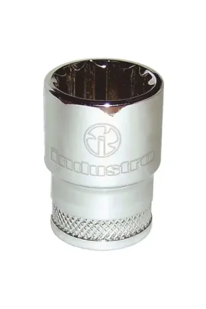 Trusted Brand INDUSTRO 00353 3/8" Drive Size, 6 & 12 No. of Points, 7/16" Size Individual Socket