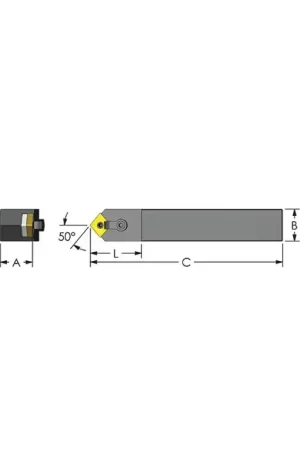 ULTRA-DEX MCYNN 12-4B - MCYNN12-4B, 3/4" External Multi-Clamp Holder - Type M for CNMG43_ Inserts, Neutral Mega Sale