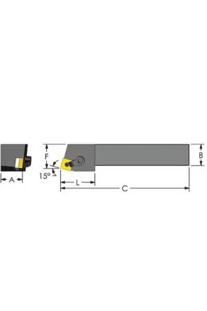 ULTRA-DEX MSRNL 20-5D - MSRNL20-5D, 1.25" External Multi-Clamp Holder - Type M for SNMG54_ Inserts, Left Hand Special Offer